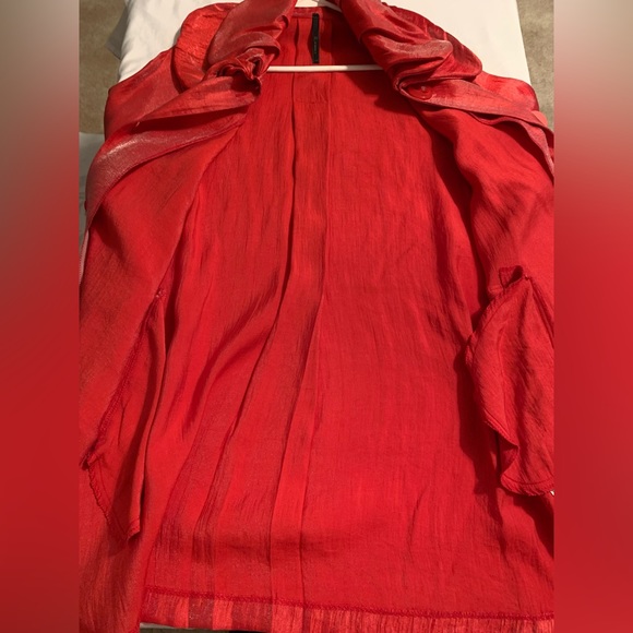 Red iridescent coat…..NWT!! - Picture 8 of 9